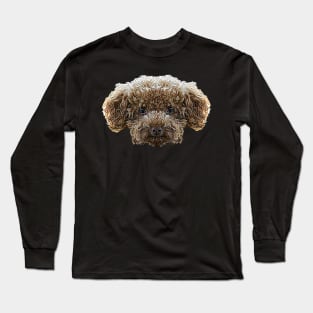 Toy Poodle Face Long Sleeve T-Shirt